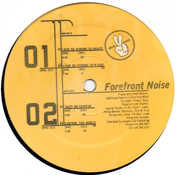 Forefront Noise - Love So Strong | Vinyl Peace (VPR 013) - main