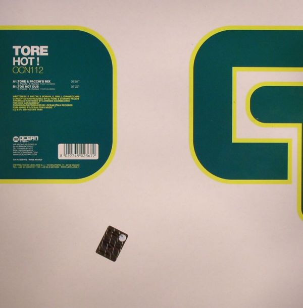 Tore - Hot | Ocean Trax (OCN 112) - 2