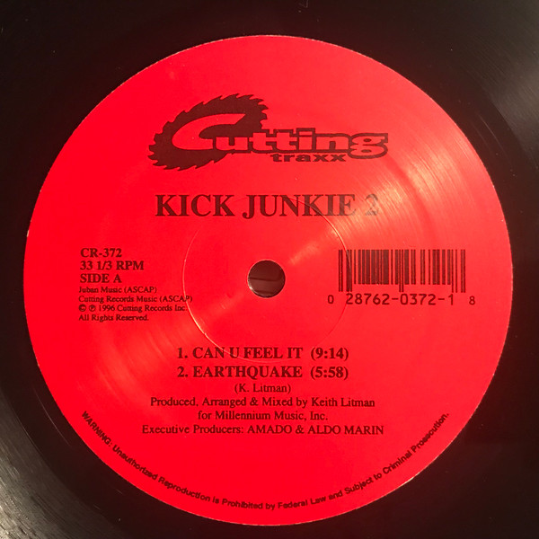 Keith Litman - Kick Junkie 2 | Cutting Traxx (CR-372) - main Keith Litman - Kick Junkie 2 | Cutting Traxx (CR-372) - main