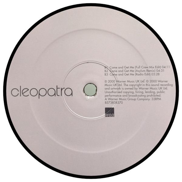 Cleopatra - Come And Get Me | WEA (8573838370) - 3