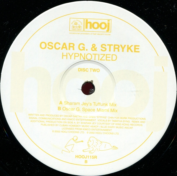 Oscar Gaetan & Stryke - Hypnotized | Hooj Choons (HOOJ115R) - 3