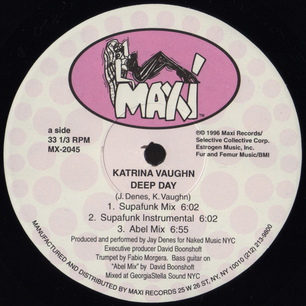 Katrina Vaughn - Deep Day | Maxi Records (MX-2045) - 2 Katrina Vaughn - Deep Day | Maxi Records (MX-2045) - 2