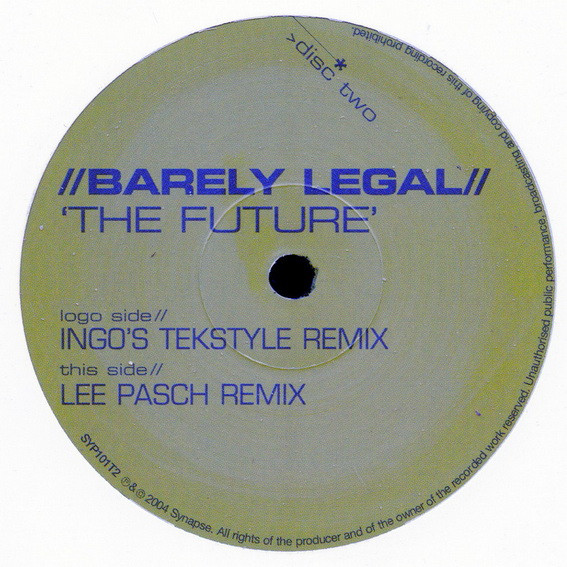 Barely Legal - The Future | Synapse (SYP101T2) - 2