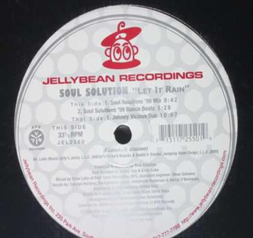 Soul Solution - Let It Rain | Jellybean Recordings (JEL2550) - main