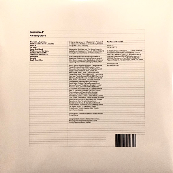 Spiritualized - Amazing Grace | Fat Possum Records (FP1827-1) - 2 Spiritualized - Amazing Grace | Fat Possum Records (FP1827-1) - 2