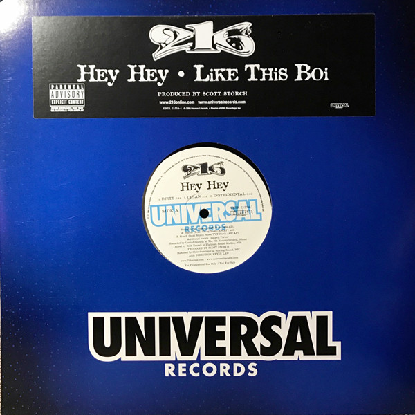216 - Hey Hey / Like This Boi | Universal Records (UNIR-21554-1)