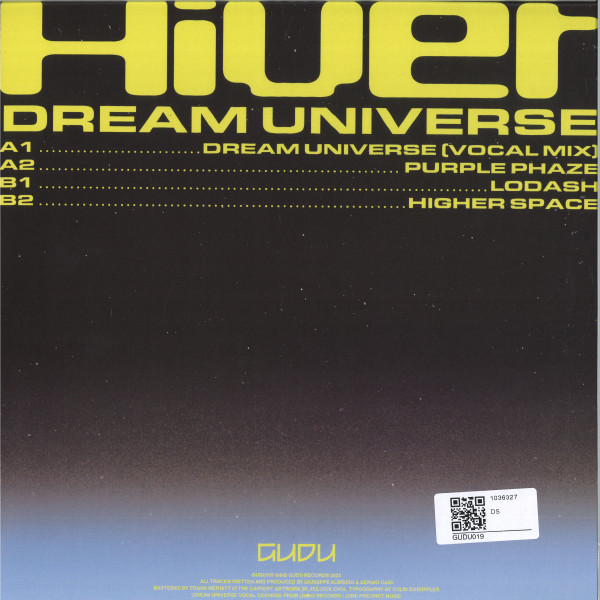 Hiver - Dream Universe | Gudu Records (GUDU019) - 2 Hiver - Dream Universe | Gudu Records (GUDU019) - 2