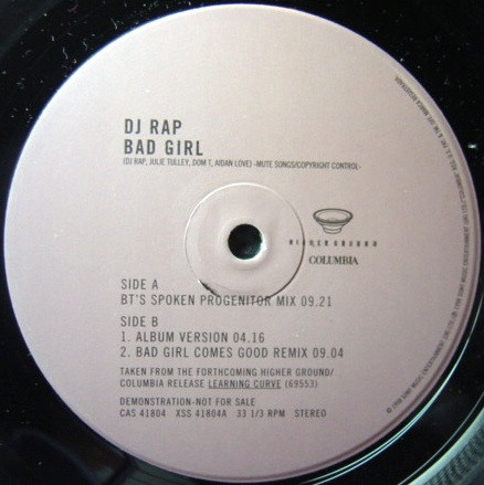 DJ Rap - Bad Girl | Higher Ground (none)