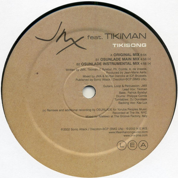 JMX Feat. Tikiman - Tikisong | Life Enhancing Audio (541416 500838) - main