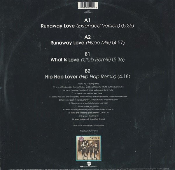 En Vogue - Runaway Love | EastWest Records America (A8359T) - 2 En Vogue - Runaway Love | EastWest Records America (A8359T) - 2