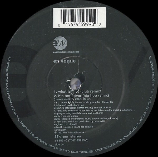 En Vogue - Runaway Love | EastWest Records America (A8359T) - 4 En Vogue - Runaway Love | EastWest Records America (A8359T) - 4
