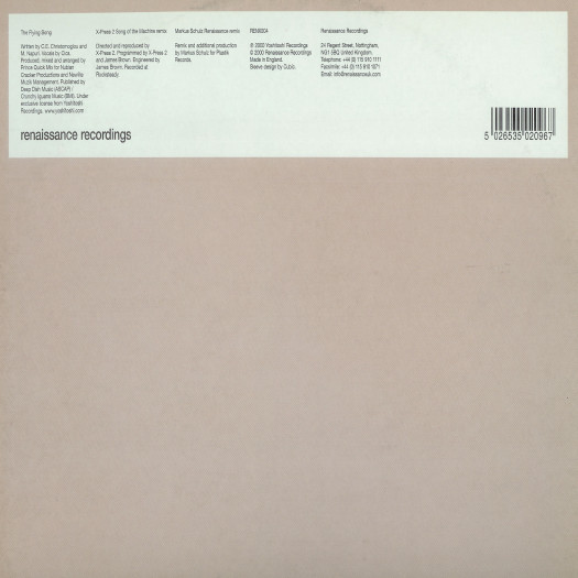 PQM & Cica - The Flying Song | Renaissance (RENX004) - 2 PQM & Cica - The Flying Song | Renaissance (RENX004) - 2