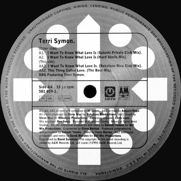 Terri Symon - I Want To Know (What Love Is) | AM:PM (581 059-1) - 3