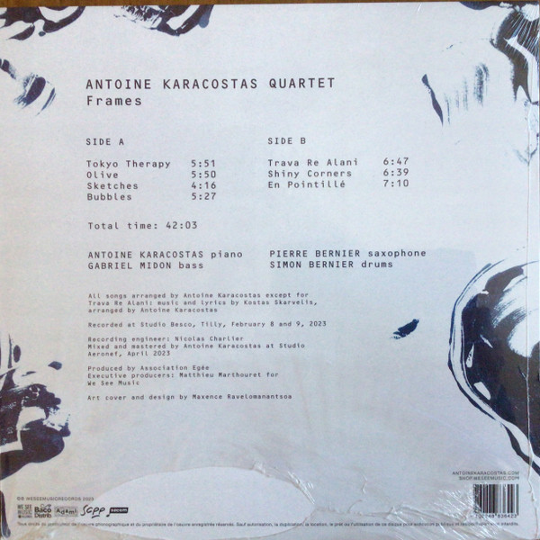 Antoine Karacostas Quartet - Frames  | We See Music Records (none) - 2