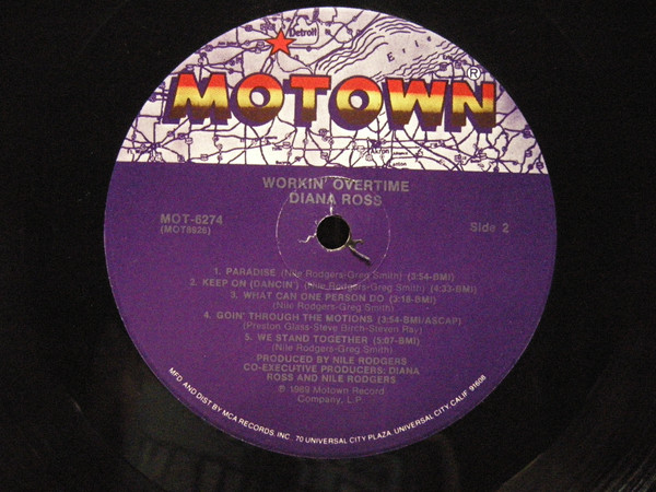 Diana - Workin' Overtime | Motown (MOT-6274) - 4