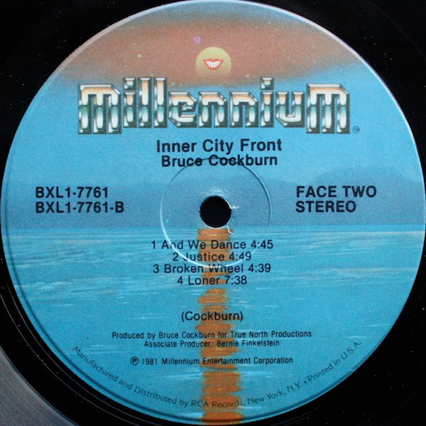 Bruce Cockburn - Inner City Front | Millennium (BXL1-7761) - 4 Bruce Cockburn - Inner City Front | Millennium (BXL1-7761) - 4