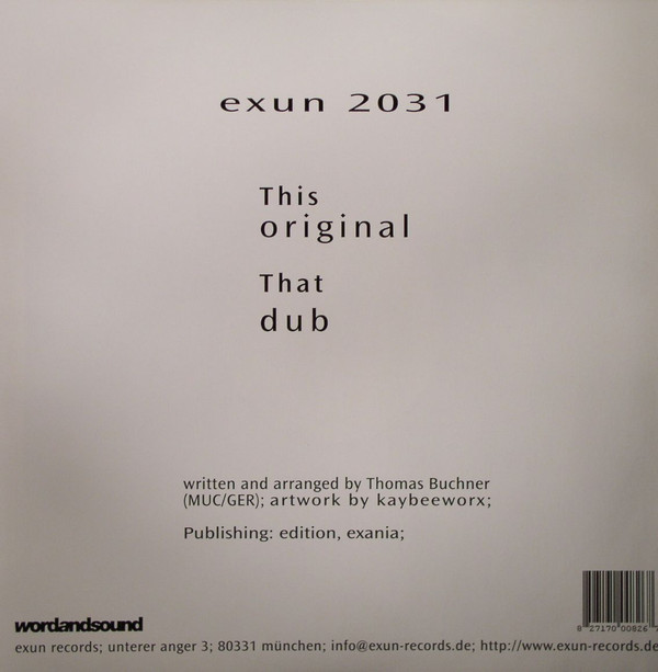 Thomas Buchner - Soulhunter | Exun (EXUN 2031) - 2
