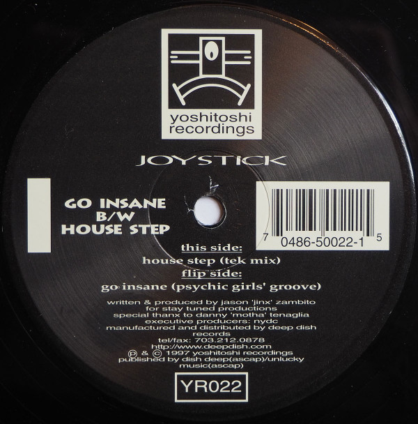 Joystick - Go Insane / House Step | Yoshitoshi Recordings (YR022) - 3 Joystick - Go Insane / House Step | Yoshitoshi Recordings (YR022) - 3