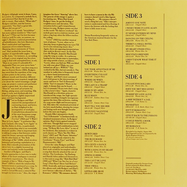 The Rodgers And Hart Song Book