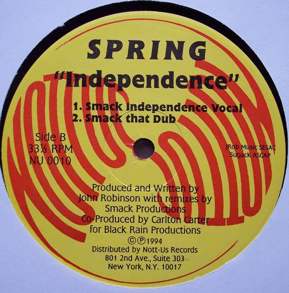 Spring - Independence | Nott-Us Records (NU 0010) - 3 Spring - Independence | Nott-Us Records (NU 0010) - 3