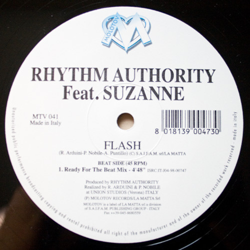Rhythm Authority feat. Suzanne - Flash | Molotov Records (MTV 041)