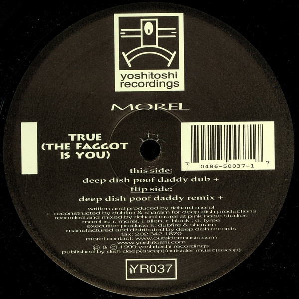 Morel - True (The Faggot Is You) | Yoshitoshi Recordings (YR037) - 4 Morel - True (The Faggot Is You) | Yoshitoshi Recordings (YR037) - 4