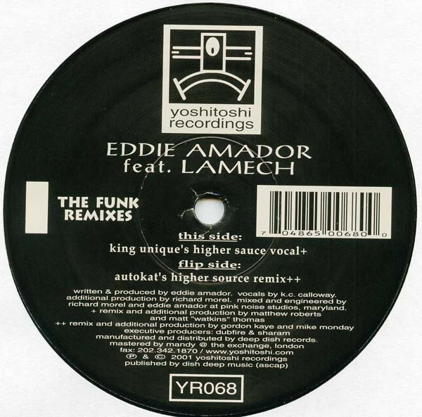 Eddie Amador - The Funk (Remixes) | Yoshitoshi Recordings (YR068) - 2