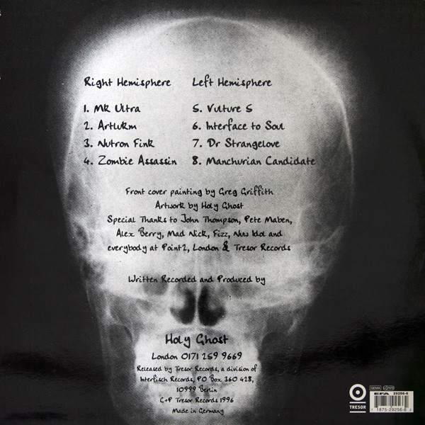 Holy Ghost Inc. - The Mind Control Of Candy Jones | Tresor (Tresor 56) - 2
