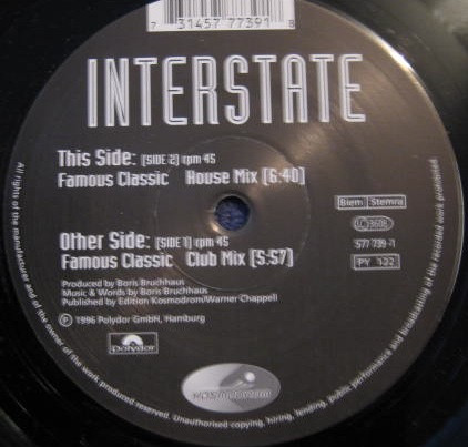 Interstate - Famous Classic | Kosmodrom (577 739-1) - main