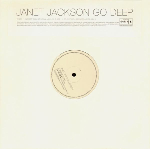Janet Jackson - Go Deep | Virgin (VSTXDJ 1680)