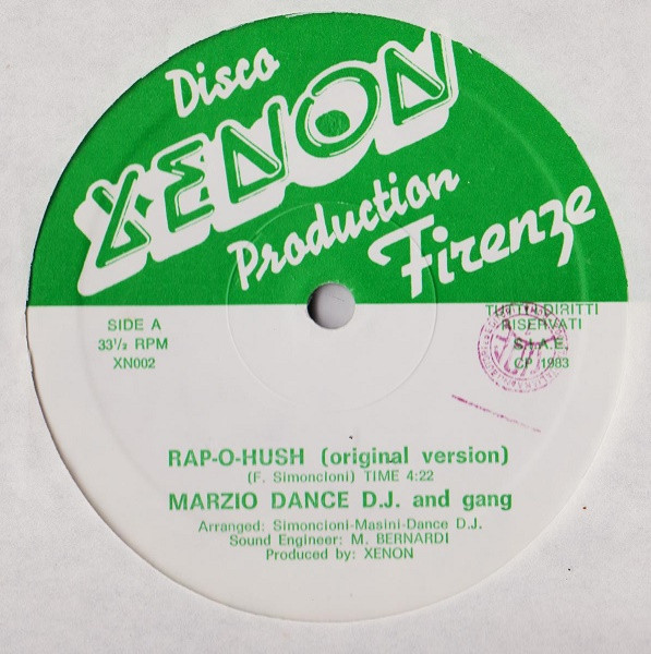 Marzio Dance D.J. - Rap-O-Hush | Xenon (XN002) - 3