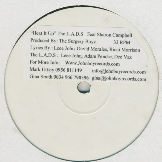 The L.A.D.S. - Heat It Up | Johnboy Records (LJB 001T) - main