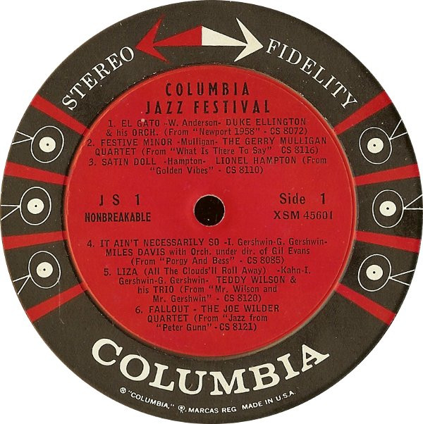 Various - Columbia Jazz Festival | Columbia (JS 1) - 2 Various - Columbia Jazz Festival | Columbia (JS 1) - 2