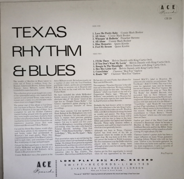 Texas Rhythm And Blues