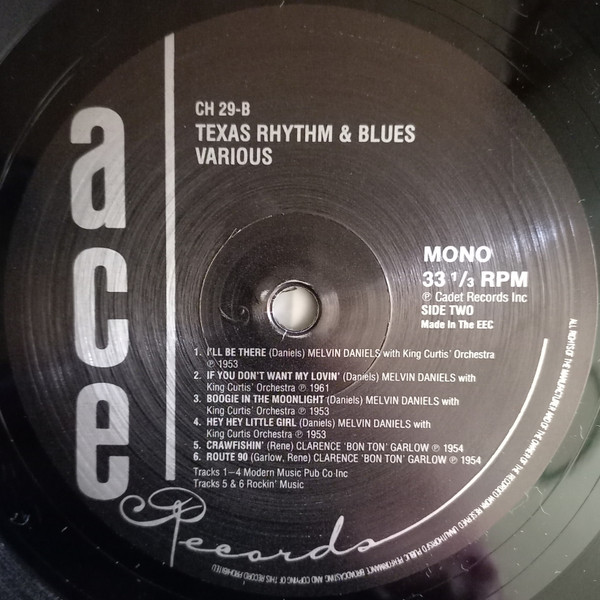 Texas Rhythm And Blues