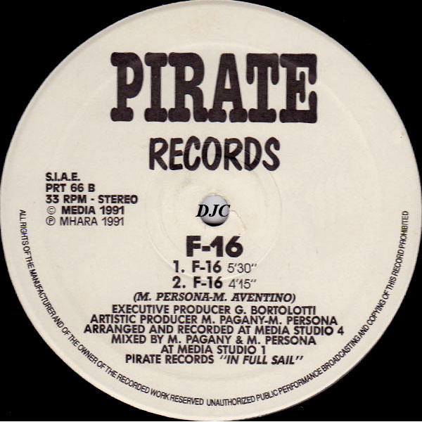 F-16 - F-16 | Pirate Records (PRT 66) - 2