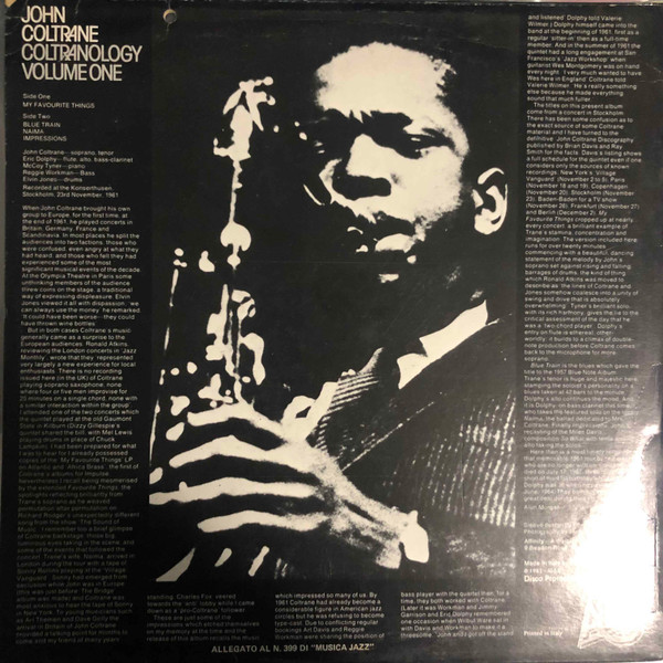 John Coltrane - Coltranology Volume One | Affinity (Prom 20) - 2 John Coltrane - Coltranology Volume One | Affinity (Prom 20) - 2