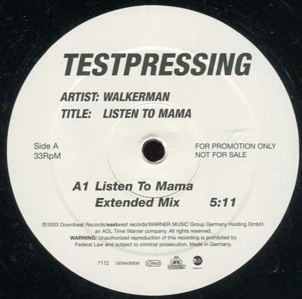 Walkerman - Listen To Mama | Downbeat (7172) - main