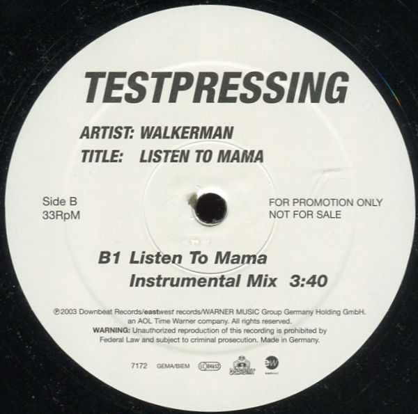 Walkerman - Listen To Mama | Downbeat (7172) - 2