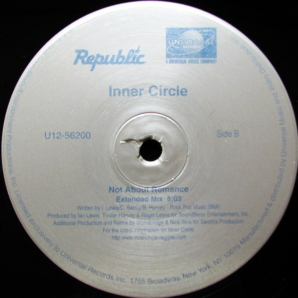 Inner Circle - Not About Romance | Universal Records (U12-56200) - 3 Inner Circle - Not About Romance | Universal Records (U12-56200) - 3