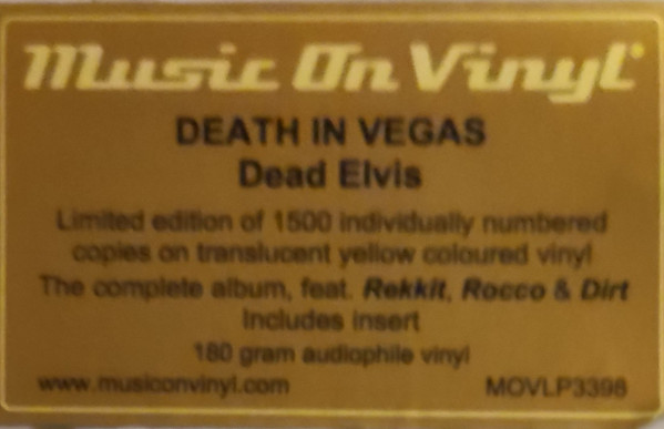 Death In Vegas - Dead Elvis | Music On Vinyl (MOVLP3398) - 3 Death In Vegas - Dead Elvis | Music On Vinyl (MOVLP3398) - 3
