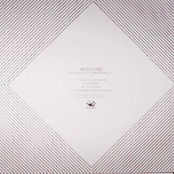 Recloose - Saturday Night Manifesto E.P. | Rush Hour (RH 035) - 2 Recloose - Saturday Night Manifesto E.P. | Rush Hour (RH 035) - 2