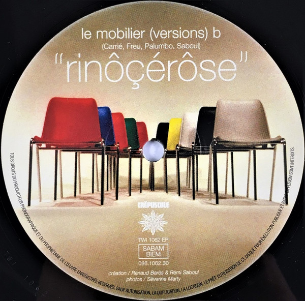 Rinôçérôse - Le Mobilier (Versions) | Crépuscule France (TWI 1062 EP) - 4
