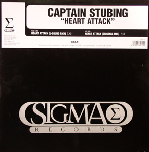 Captain Stubing - Heart Attack | Sigma Records (Sigma 092) - main