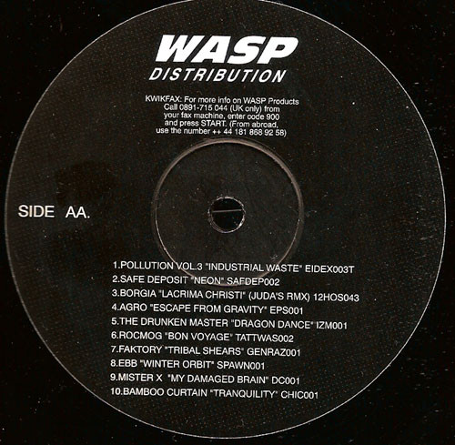 Various - Wasp Distribution Sampler | Wasp Distribution (WASP001) - 3 Various - Wasp Distribution Sampler | Wasp Distribution (WASP001) - 3