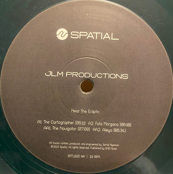 JLM Productions - Near The Ecliptic | Spatial (SPTL025)