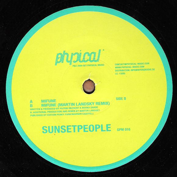 Sunsetpeople - Mifune | Get Physical Music (GPM 016) - 2 Sunsetpeople - Mifune | Get Physical Music (GPM 016) - 2