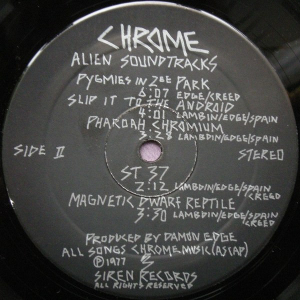 Chrome - Alien Soundtracks | Siren Records (DE21-22 SEC-L) - 4 Chrome - Alien Soundtracks | Siren Records (DE21-22 SEC-L) - 4