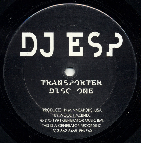 DJ ESP - Transporter | Generator Records (GEN009) DJ ESP - Transporter | Generator Records (GEN009)