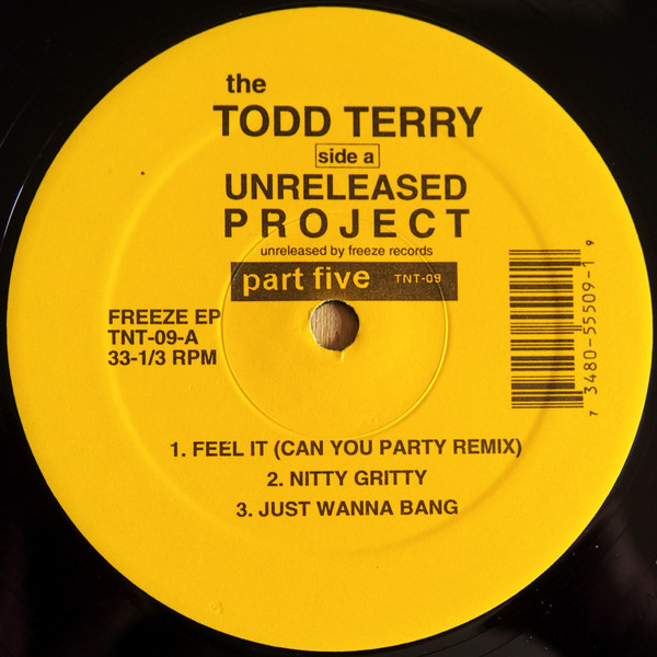 Todd Terry - The Todd Terry Unreleased Project Part 5 | TNT Records (TNT-09)